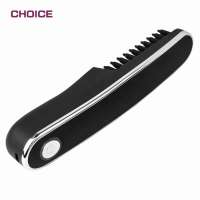 Most Popular Portable Ionic Beard Hair Brush Straightener Mini Portable Electric Wireless Hair Comb